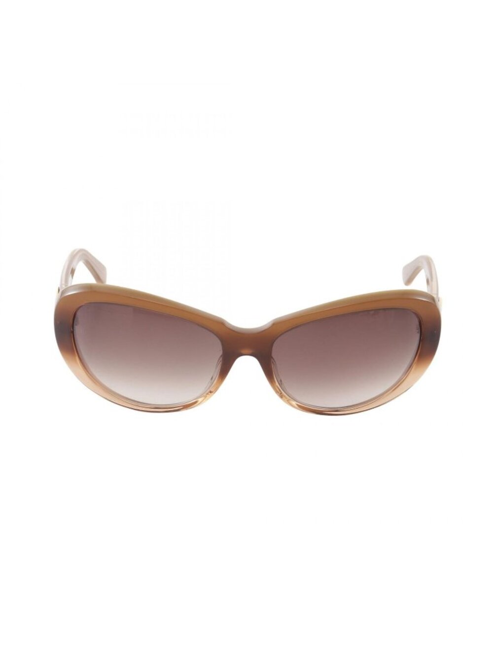 Cartier Sunglasses C Decor Oval Gradient Brown Eyewear